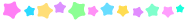 an divider of 12 multicolor stars
